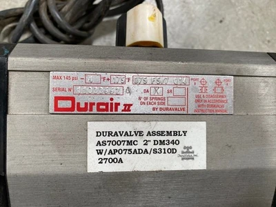 USED DURAVALVE Does Not Apply