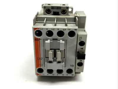 CA7-12-10 | Sprecher+Schuh  Contactor 550V 50Hz 600V 60Hz w/ CA7-PA Aux Contact - Used