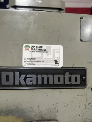 Used OKAMOTO 1987 Reciprocating Surface Grinders Missouri US | Up Time Machines #1308599