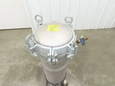 RPA Stainless Basket Strainer Bag Filter 2" Inlet 100PSI 220°f 36" Housing