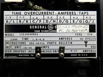 USED GENERAL ELECTRIC 12IAC66K58A