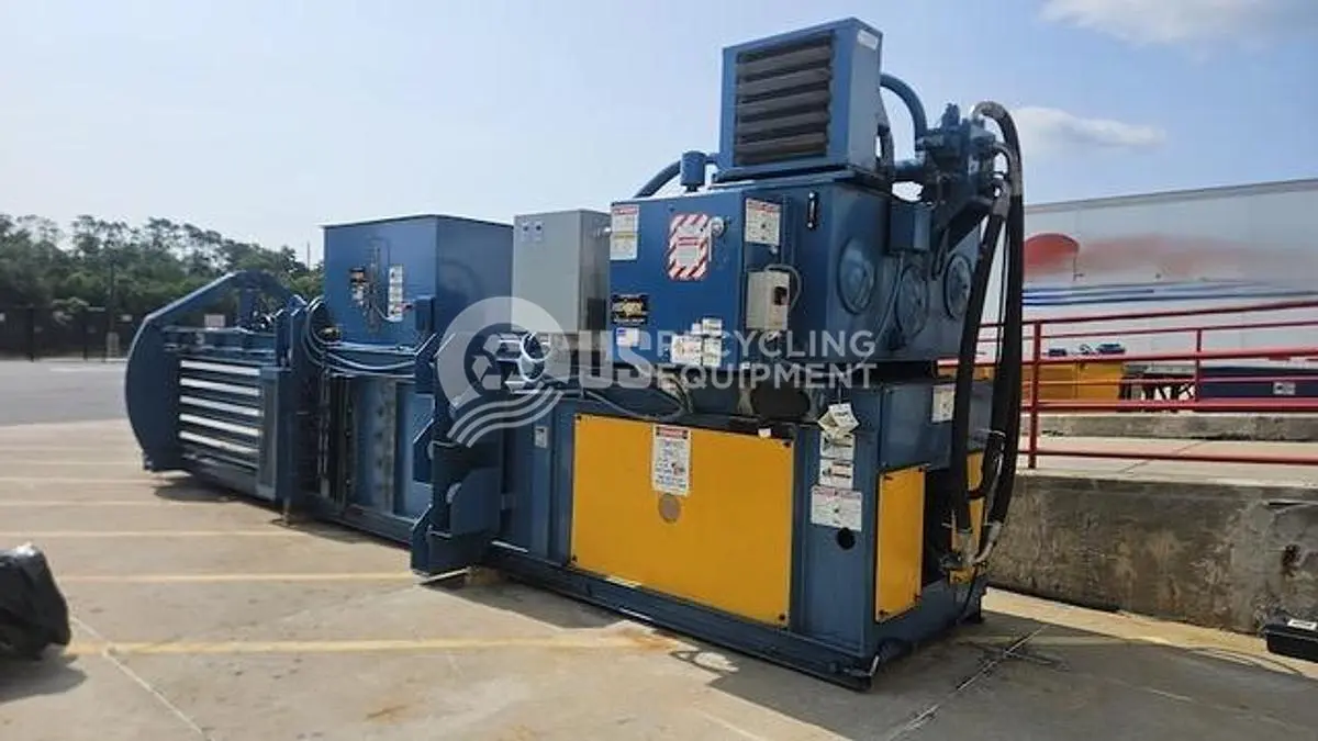 Used 2009 MARATHON EWC-15060 AUTO TIE HORIZONTAL BALER Balers New York US | US Recycling Equipment #1332420