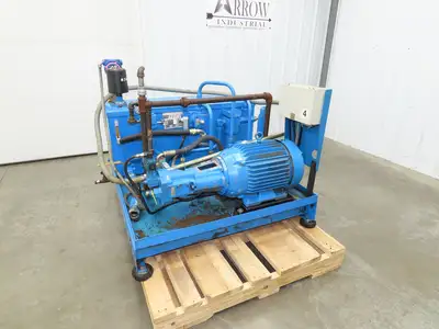 Eaton Vickers Hydraulic Power Unit 45 Gallon 19 GPM 3000PSI 20Hp 230/460V 3Ph
