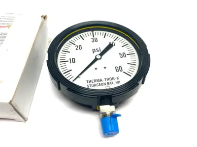 Therma Tron X LFS312-60-PSI-G-IV1 SPAN Pressure Gauge 0-60psi 3.5" Dia - New Other