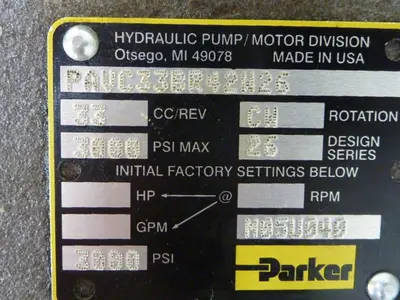 USED PARKER PAVC33BR42W26