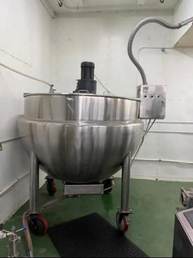 Kettle, 500 Gallon, Stainless Steel, Jacketed with Agitator,  Electric Heated, #5991764
