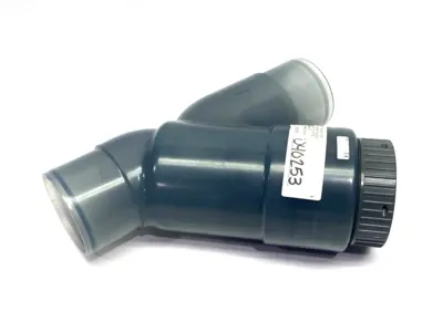 USED GEORG FISCHER ANGLE SEAT 3" CHECK VALVE TYPE 304 PVC-U DN80 PN10 EPDM
