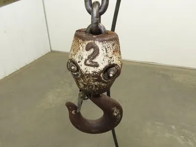Coffing EC 4016 3 2 Ton Electric Chain Hoist 10' Travel 16 FPM 230/460 Volt 3 Ph