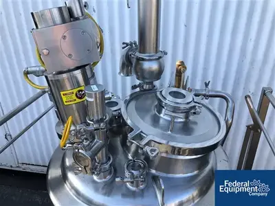 USED ITT 40 Gal ITT Industries Reactor, 316L S/S, 15/100#