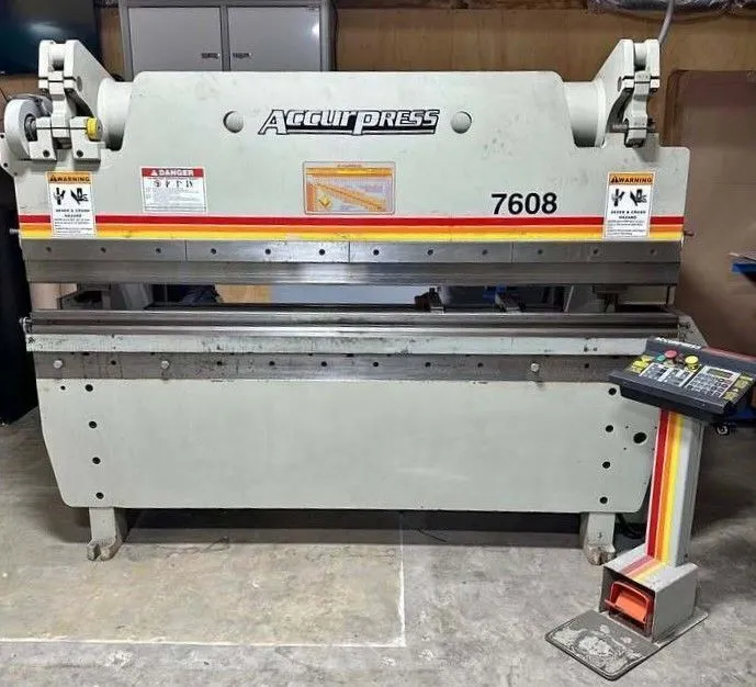Used 2002 ACCURPRESS 7608 Press Brakes Illinois US | Asset Exchange Corporation #1292339