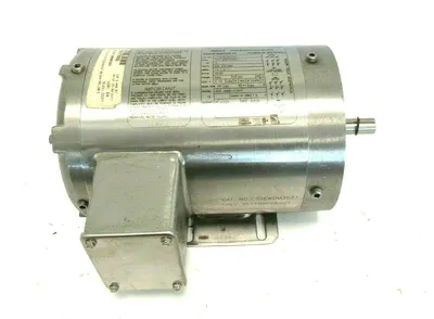 NEW BALDOR CSSEWDM3537 MOTOR .5HP 208-230/460V 3500RPM 5/8" DIA. STAINLESS STEEL
