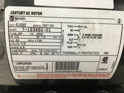USED AO SMITH 4UB96