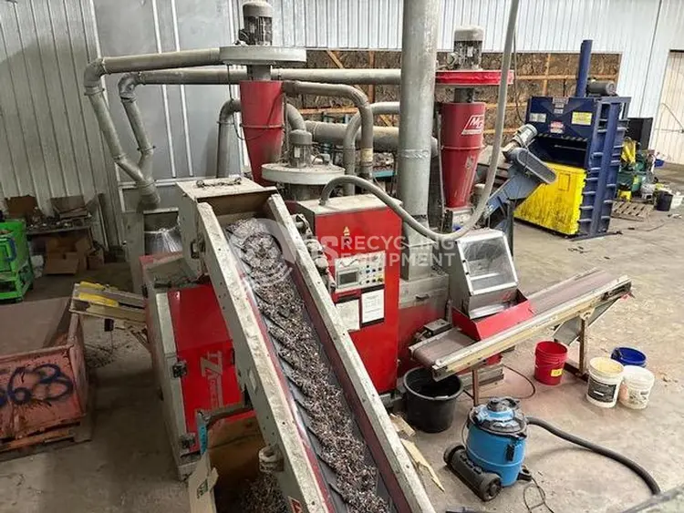 Used 2014 MG RECYCLING 380VZT WIRE GRANULATION SYSTEM Granulators | US Recycling Equipment #474633