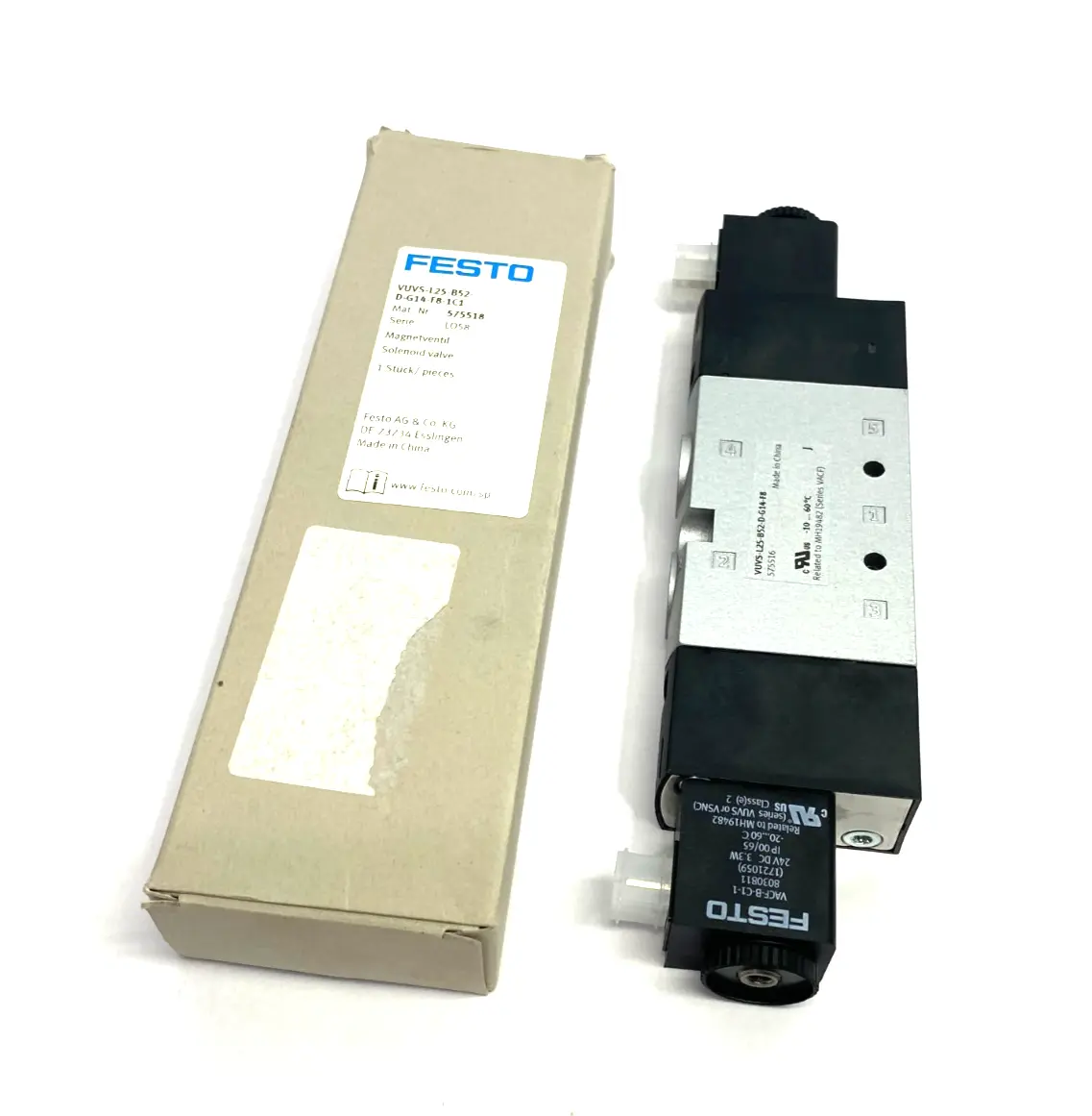 USED FESTO SOLENOID VALVE 5/2, BISTABLE