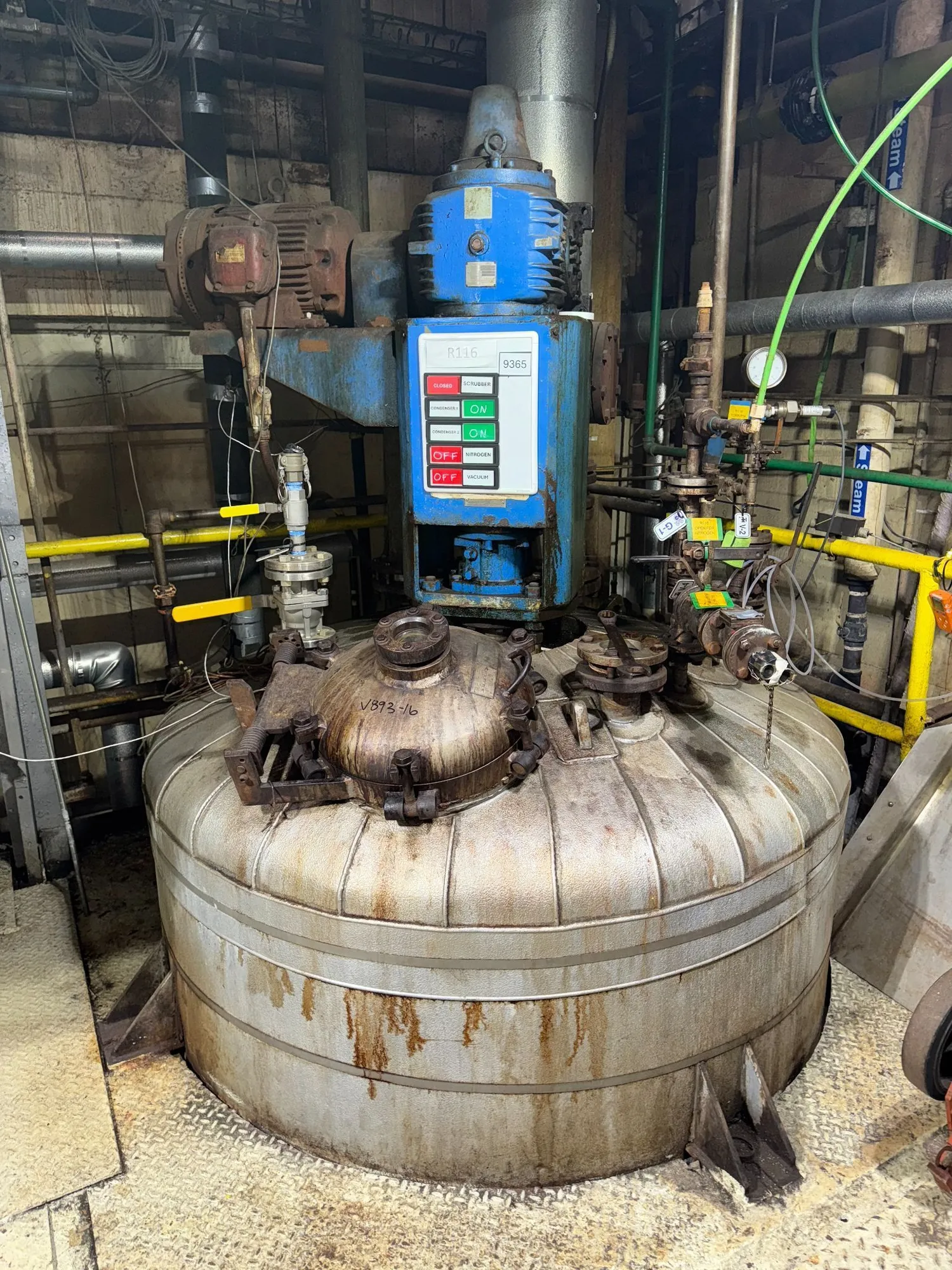 USED PFAUDLER 1,500 GALLON
