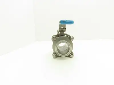 VNE EG90CC-6-2 2" 1000WOG 316 Stainless Sanitary Tri-clamp Ball Valve