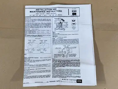 NEW ASCO EF8344G70M0