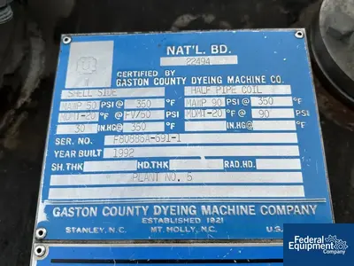USED Rosenmund 4 Sq Meter Rosenmund Nutsche Filter Dryer, 316L S/S