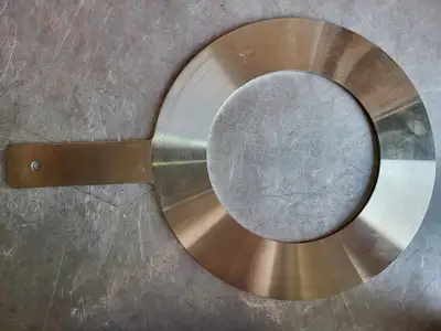 6" Paddle Orifice Plate Upstream 6.065"