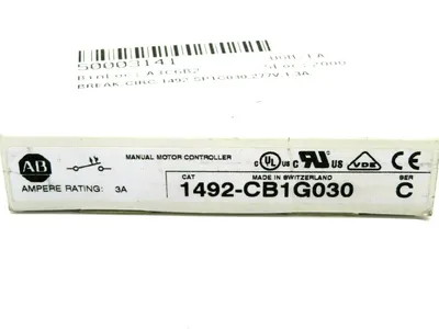 NEW ALLEN BRADLEY 1492-CB1G030 CIRCUIT BREAKER 1492CB1G030