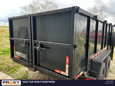 Used 2022 TOP SHELF DGN71616K Dump Trailers Louisiana US | Proxy Equipment #1377911