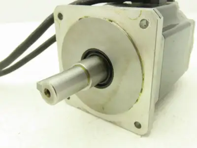 Tamagawa Seiko 4614N3325E208 AC Servo Motor  W Encoder 16mm Shaft