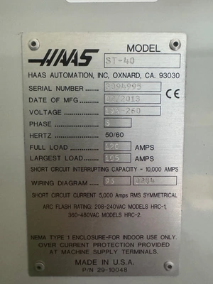 2013 HAAS ST-40B CNC Turning Centers | Bayou Machinery (7)