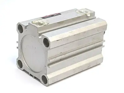 Used SMC Pneumatic Compact Cylinder Pneumatic Cylinders Michigan US | Maverick Industrial Sales #1393592