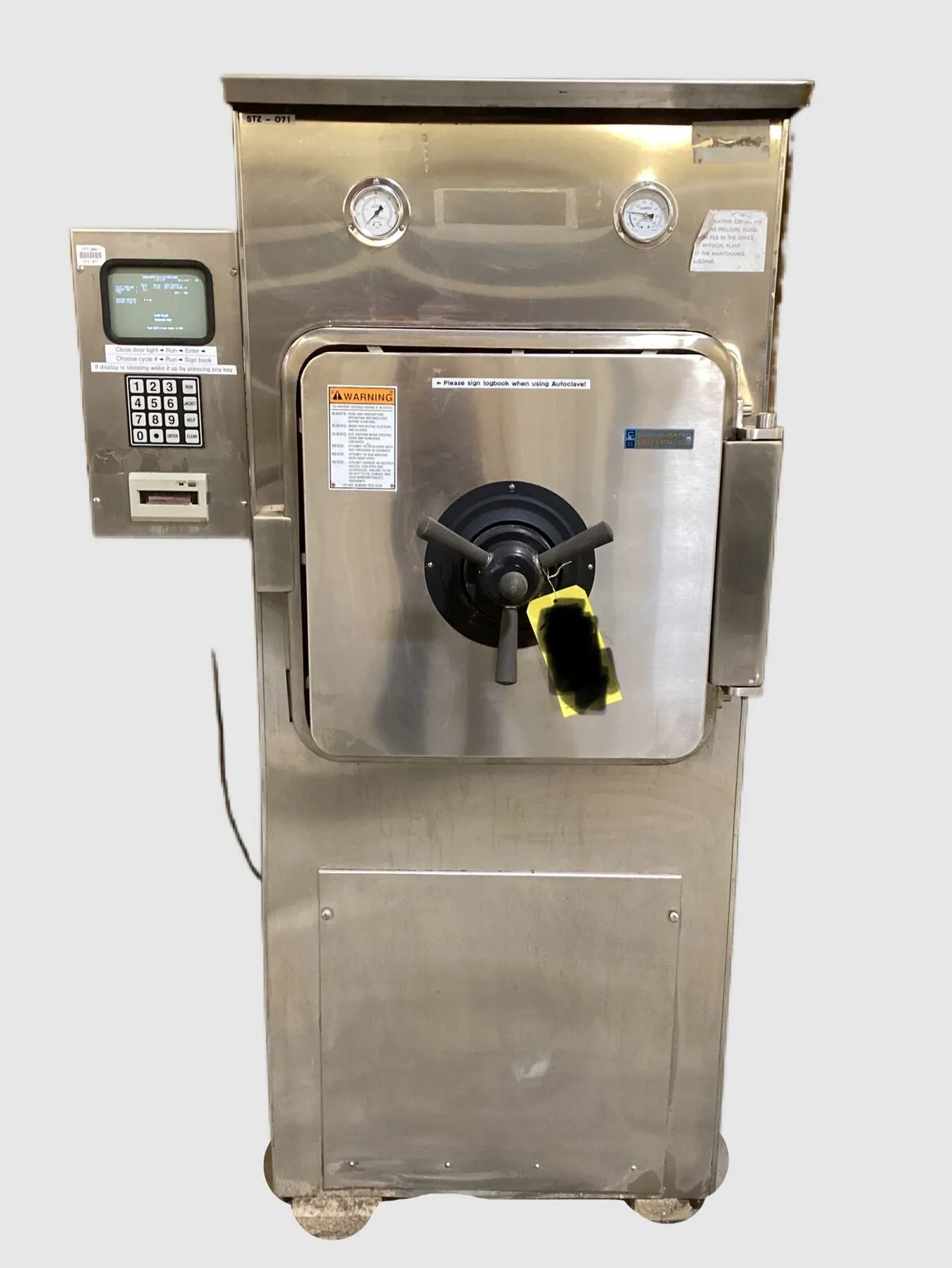 Consolidated SSR-3A-MC Autoclave Sterilizer System ; 8.5 cubic foot