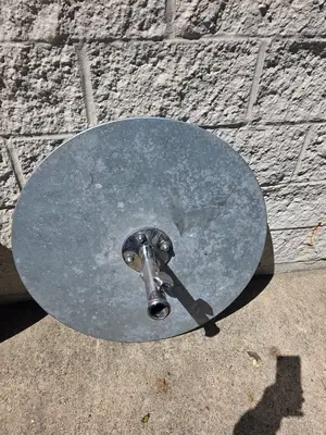 Used Falcon Restaurant Supply Used Commercial Outdoor Round Picnic Table - FG6 - SS354 Restaurant Front of House Furnishings Illinois US | Falcon Restaurant Supply #1374716
