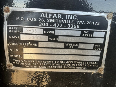 Used 2006 ALFAB 35’ ALUMINUM DUMP TRAILER Dump Trailers Michigan US | Miedema Asset Management Group #1579894