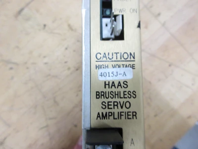 USED 1998 USED HAAS PARTS AND TOOLING BRUSHLESS SERVO AMPLIFIER #4015J-A