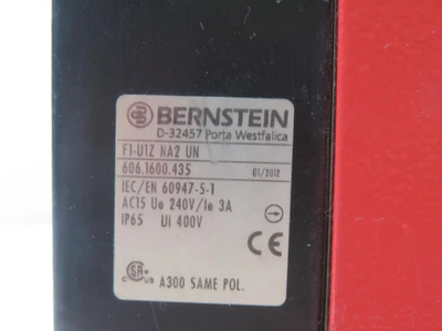 Used BERNSTEIN _UNKNOWN_ Relays & Switches | OCO Industrial #1652005