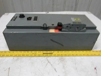 Square D 8539 SCG43 15A NEMA Size 1 Starter Disconnect Combo
