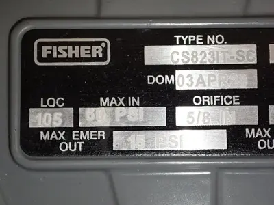 USED FISHER CS823ITSC