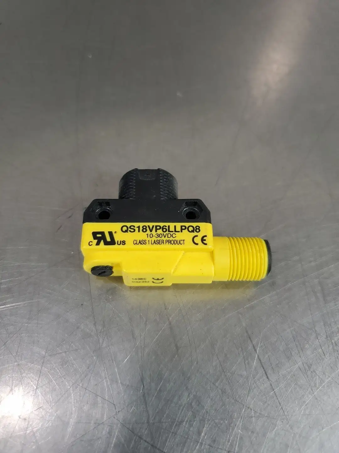BANNER QS18VP6LLPQ8 Photoelectric Sensor (1438C), 10-30VDC. 5E-34/6