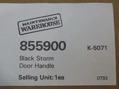 NEW MAINTENANCE WAREHOUSE 855900