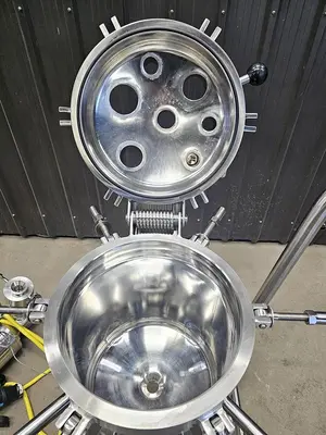 Used 10 Gallon Feldmeier Tank (Vessel), 316 Stainless Steel, with Mixer