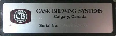 SPC9322  Filler Cask Brewing Systems inline can filler seamer model ACS V4.1, 5 filling heads, 1 seaming head(s)