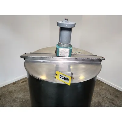 Used 568 Liter (150 gallon) Stainless Steel Portable Mix Tank