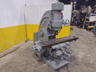 #3 KEARNEY & TRECKER MILWAUKEE MODEL #3 VERTICAL MILLING MACHINE 64" x 13" x 10 HP: YOBRO #24458