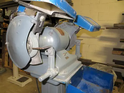 1/2 HP Diehl Bench Grinder with Cast Iron Pedestal