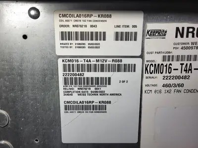 USED KEEPRITE KCM016-T4A-M12V-R088