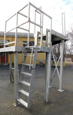 USED ELEVATED MEZZAINE ALUMINUM