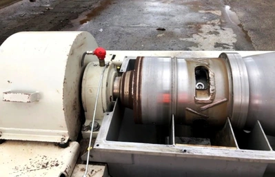 Humboldt CP-3044 decanter centrifuge, 316L SS.