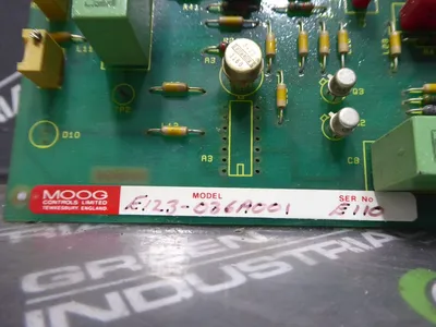 MOOG E123-036A001 P25 Universal Parison Programmer Control Board Used