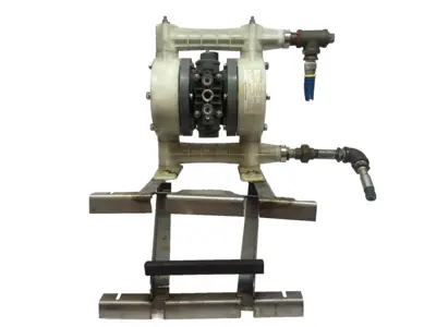 Used Yamada Pneumatic Air Operated Double Diaphragm Pump 3/4" Polypropylene Diaphragm Pumps Michigan US | Maverick Industrial Sales #1390910