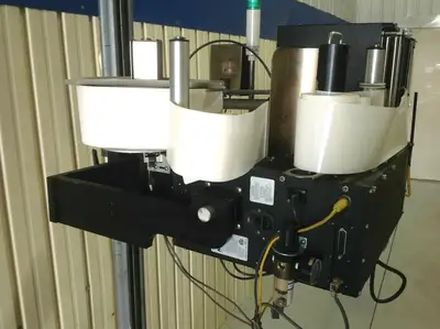 Used PARAGON LABEL APLICATOR WITH ZEBRA 170PAX4 120V Misc Industrial Equipment | Maverick Industrial Sales #1110010