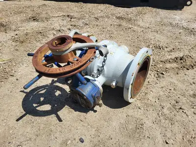 8" Class 150 Ball Valve w/ Gear Operator