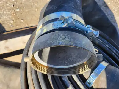 6" x 100 ft Lay Flat Hose w/ Coupling